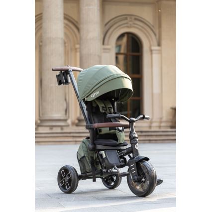 QPlay - COMFO MAX 8-in-1 Children's Tricycle, Green