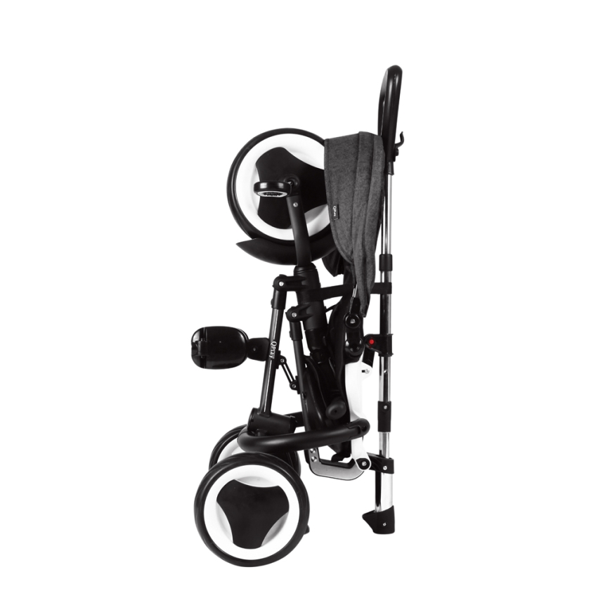 QPlay - Kids' 3-in-1 Tricycle RITO EVO Gray