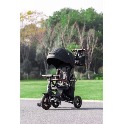 QPlay - Kids' 5-in-1 NOVA DELUXE Tricycle, Black
