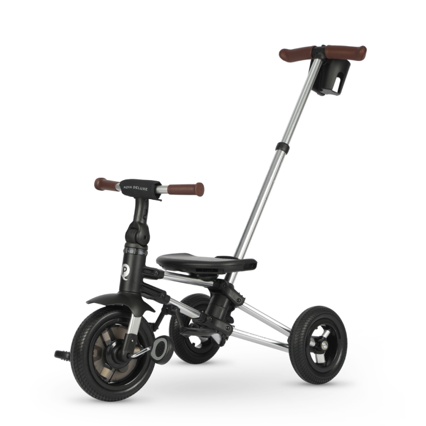 QPlay - Kids' 5-in-1 NOVA DELUXE Tricycle, Black