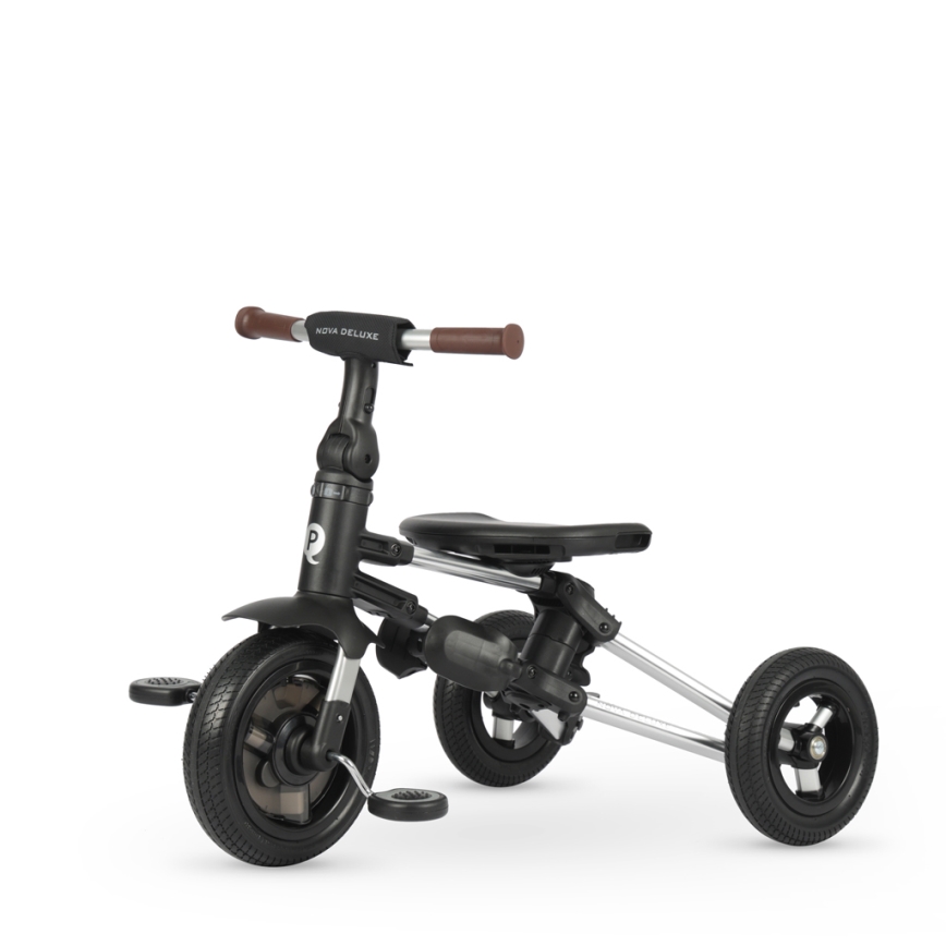 QPlay - Kids' 5-in-1 NOVA DELUXE Tricycle, Black