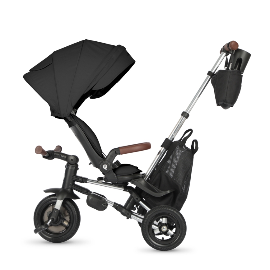 QPlay - Kids' 5-in-1 NOVA DELUXE Tricycle, Black