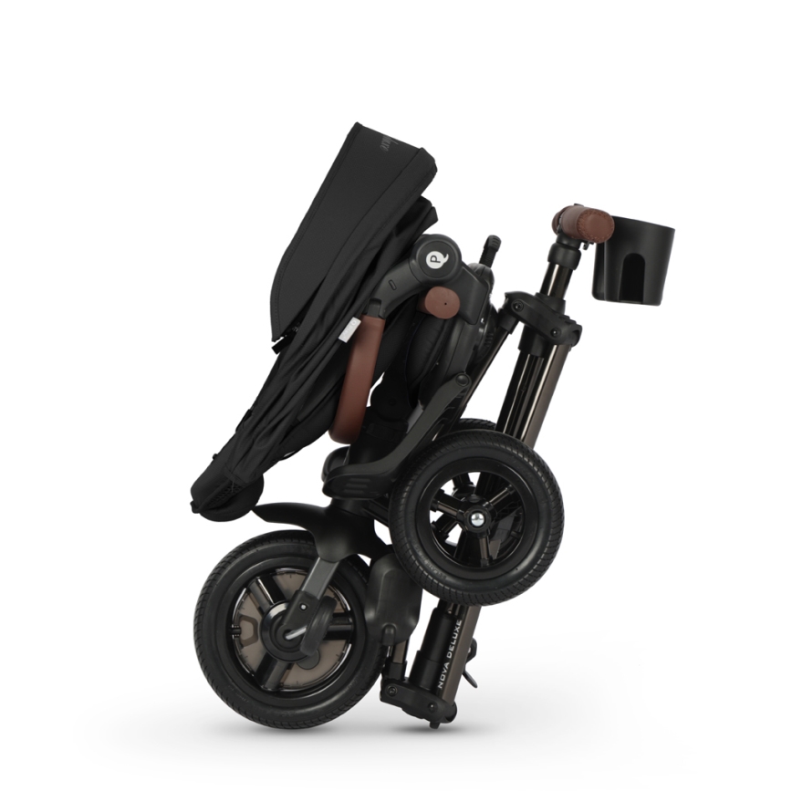 QPlay - Kids' 5-in-1 NOVA DELUXE Tricycle, Black