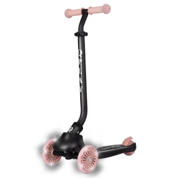 QPlay - Kids' 5-in-1 SEMA EVO Scooter with LED Wheels, Pink
