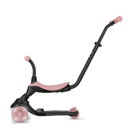 QPlay - Kids' 5-in-1 SEMA EVO Scooter with LED Wheels, Pink