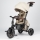 QPlay - Kids' 7-in-1 Tricycle COMFO MAX Beige