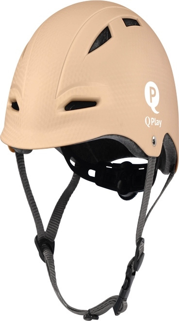 QPlay - MANBO Children's Helmet, size S, beige