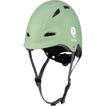 QPlay - MANBO Kids' Helmet, Size S, Green