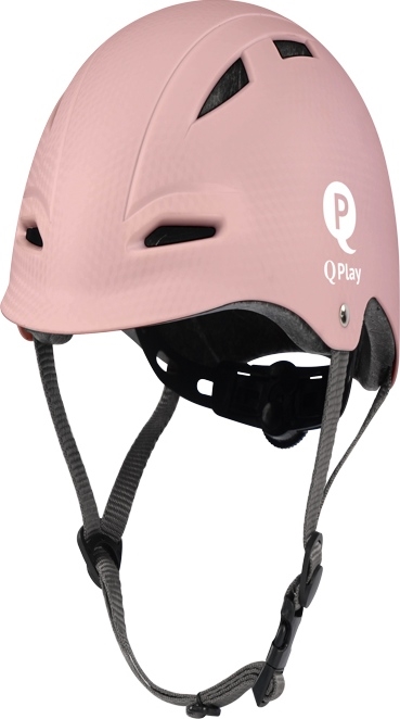 QPlay - MANBO Kids' Helmet, Size S, Pink