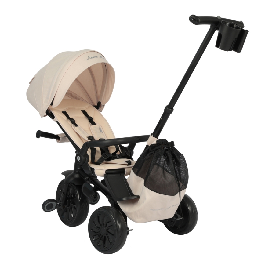 QPlay - NOVA MAX 5-in-1 Children's Tricycle, Beige