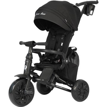QPlay - NOVA MAX 5-in-1 Children's Tricycle, Black