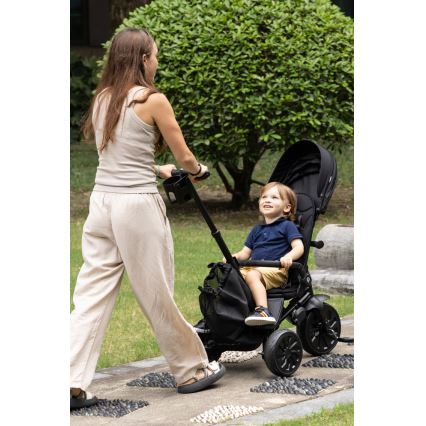 QPlay - NOVA MAX 5-in-1 Children's Tricycle, Black
