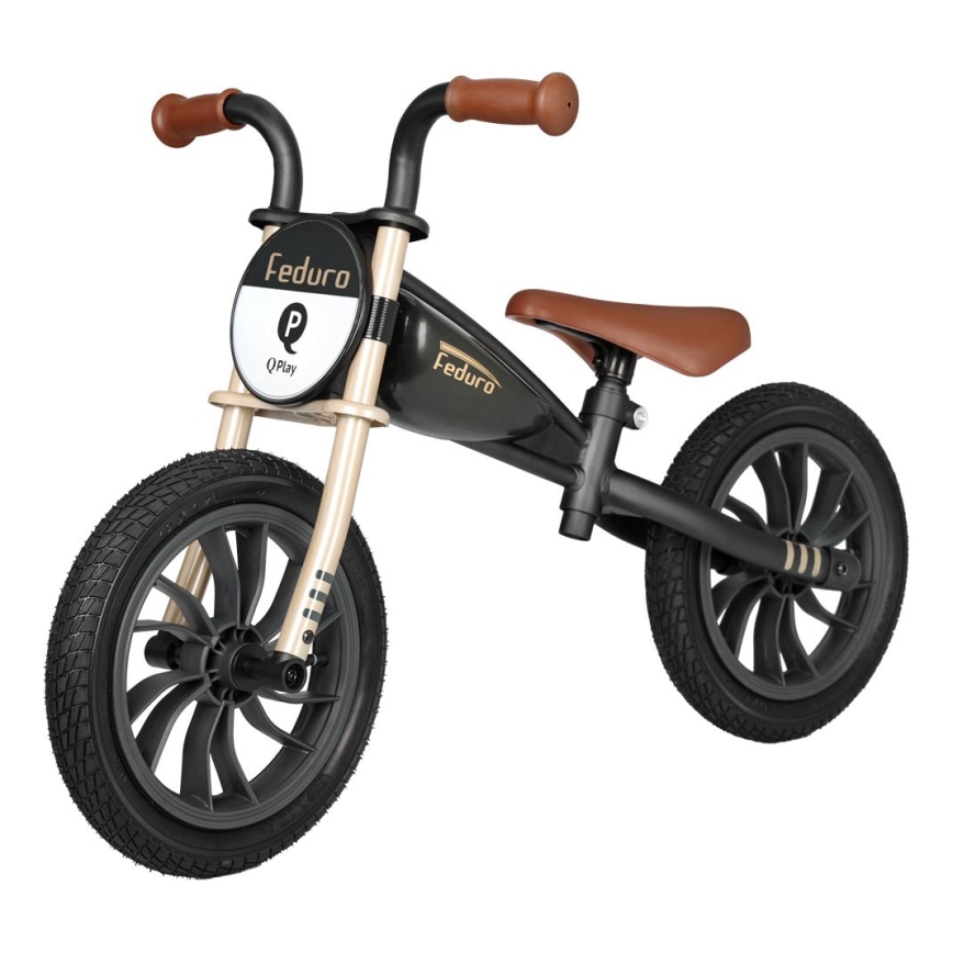 QPlay - Push bike FEDURO black/gold