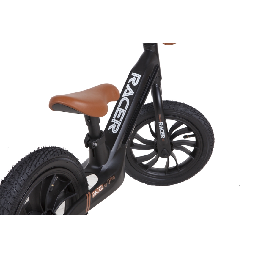 QPlay - Push bike RACER AIR black/brown