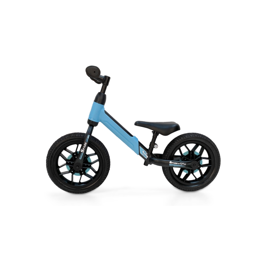 QPlay - Push bike with LED lights on wheels SPARK blue
