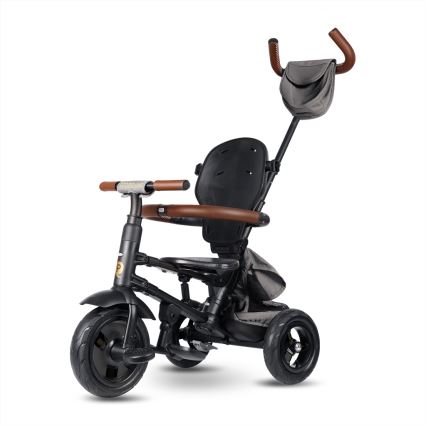 QPlay - RITO DELUXE 6-in-1 Children's Tricycle, Grey