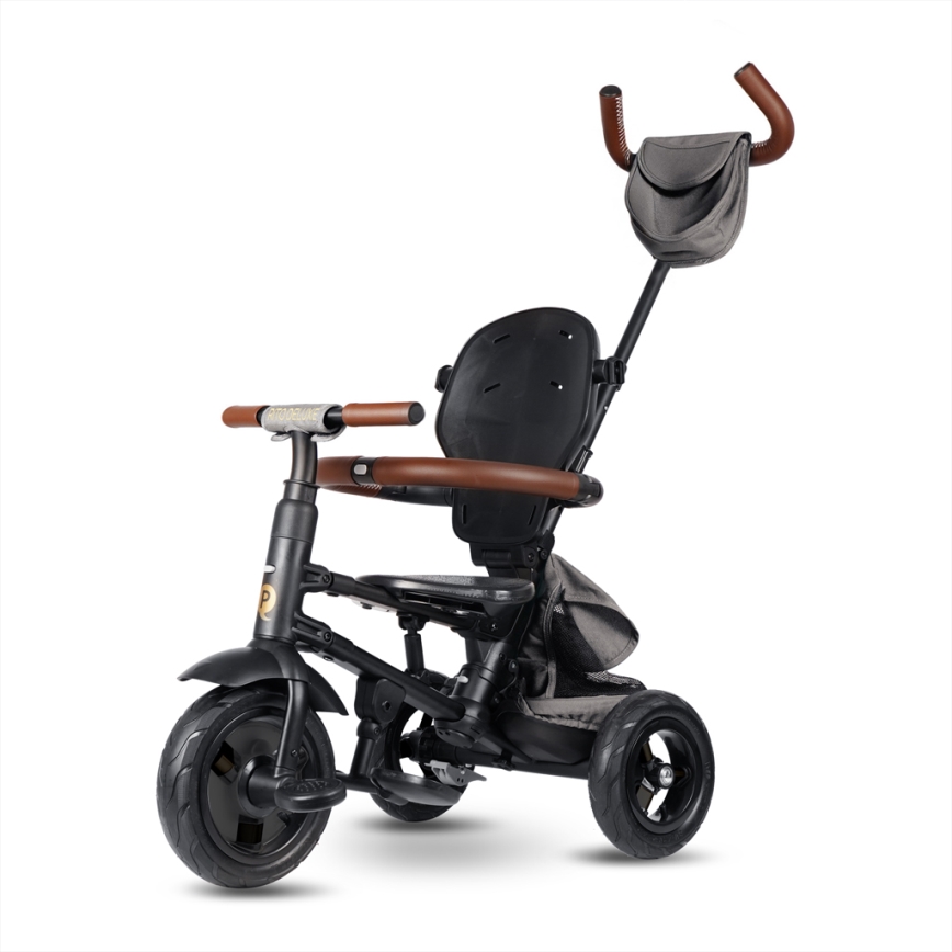 QPlay - RITO DELUXE 6-in-1 Children's Tricycle, Grey