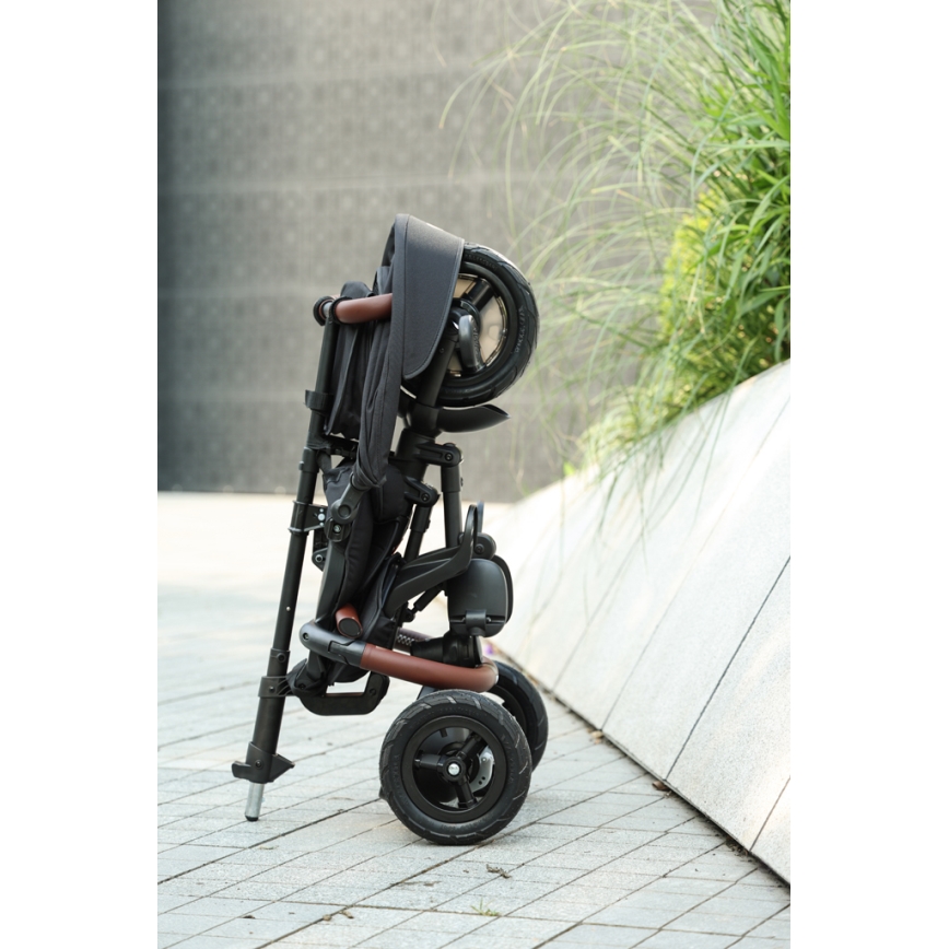 QPlay - RITO DELUXE 6-in-1 Children's Tricycle, Grey