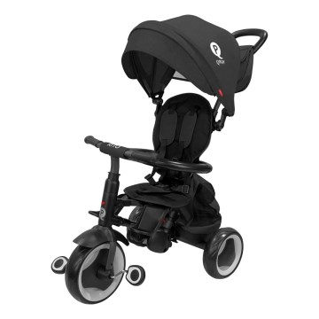 QPlay - RITO EVA PLUS 3-in-1 Children's Tricycle, Black