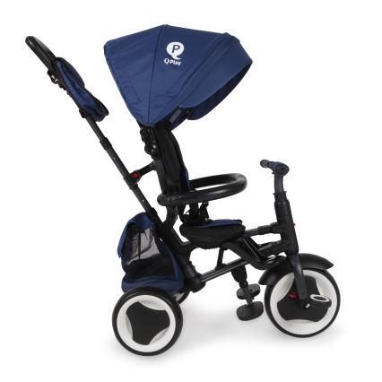 QPlay - RITO EVA PLUS 3-in-1 Kids' Tricycle, Blue