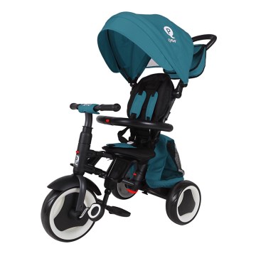 QPlay - RITO EVA PLUS 3-in-1 Kids' Tricycle, Turquoise