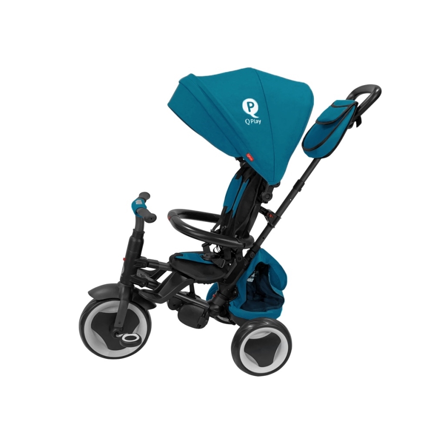 QPlay - RITO EVA PLUS 3-in-1 Kids' Tricycle, Turquoise