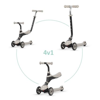 QPlay - SEMA 4-in-1 Children's Scooter, Beige