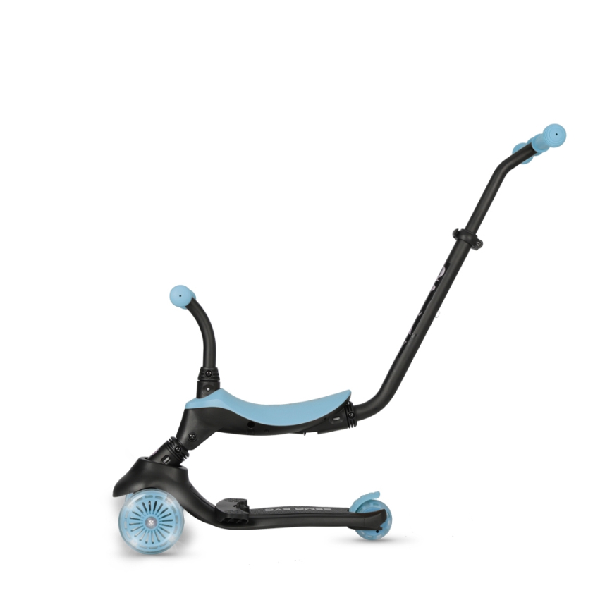 QPlay - SEMA EVO 5-in-1 Kids' Scooter with LED Wheels, Blue