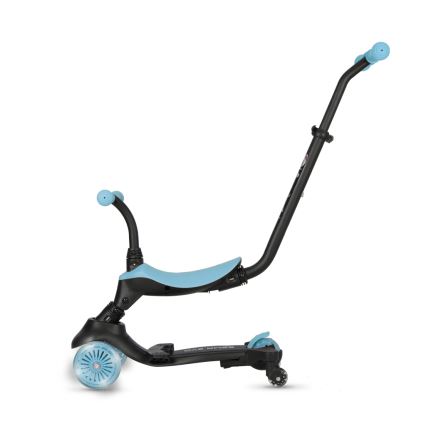 QPlay - SEMA EVO 5-in-1 Kids' Scooter with LED Wheels, Blue