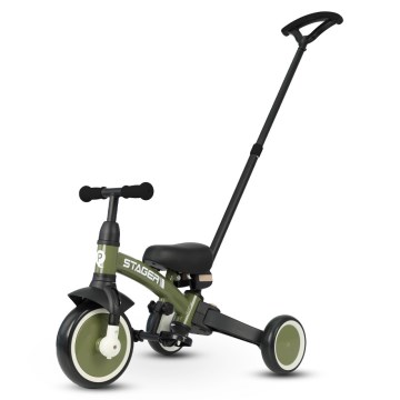 QPlay - STAGER 3-in-1 Kids' Tricycle, Green