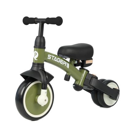 QPlay - STAGER 3-in-1 Kids' Tricycle, Green