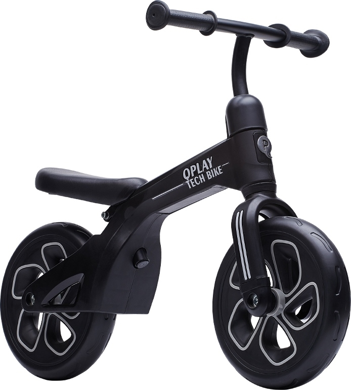 QPlay - TECH Balance Bike, Black