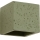 QUAD Wall Spotlight 1x G9/8W/230V Concrete/Green