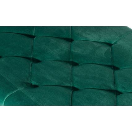 Quilted bench SALIBA 50x97 cm gold/green