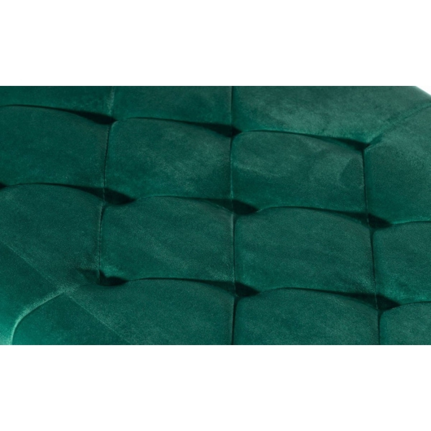 Quilted bench SALIBA 50x97 cm gold/green