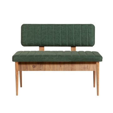Quilted bench VINA 85x110 cm green/pine atlantic