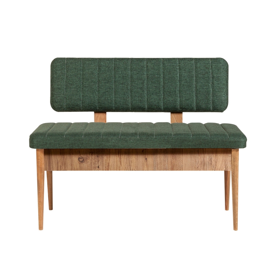 Quilted bench VINA 85x110 cm green/pine atlantic