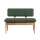 Quilted bench VINA 85x110 cm green/pine atlantic