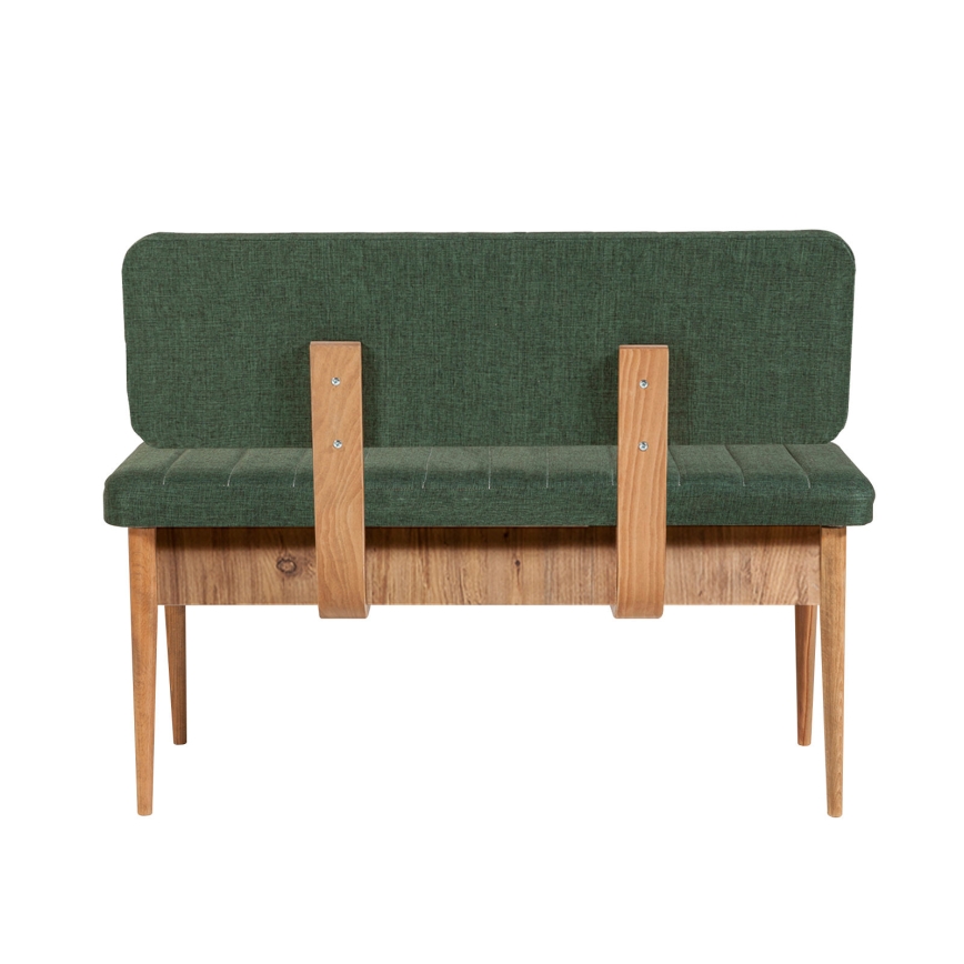 Quilted bench VINA 85x110 cm green/pine atlantic