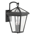 Quintiesse - ALFORD S Outdoor Wall Light, 2x E14/40W/230V, IP44, Black