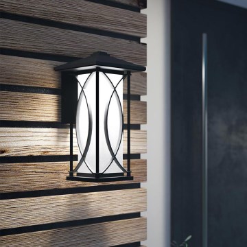 Quintiesse - ASHBERN M Outdoor Wall Light 1xE27/60W/230V IP44 Black