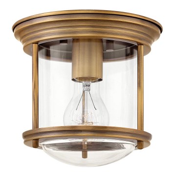 Quintiesse - HADRIAN outdoor ceiling light 1xE27/60W/230V Ø 19.6 cm IP44 bronze