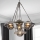 Quintiesse - HARPER Rod Chandelier 7xE14/60W/230V, Ø 81.3 cm, Polished Chrome / Smoked Glass