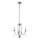 Quintiesse - KARLEE Rod Pendant Light 3xE14/60W/230V Ø 45.7 cm Matte Chrome
