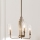 Quintiesse - KIMROSE rod-mounted chandelier 3xE14/40W/230V Ø 45.9 cm, gold