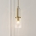Quintiesse - KIMROSE Rod Pendant 1xE27/60W/230V Ø 17.8 cm Gold
