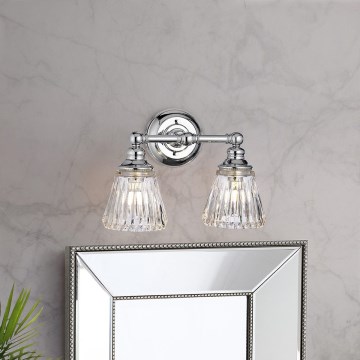 Quintiesse - LED Bathroom Wall Light KEYNES 2xG9/3W/230V IP44 Polished Chrome