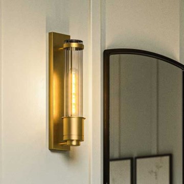 Quintiesse - LED Bathroom Wall Light WELLINGTON 1xE27/7W/230V IP44 gold