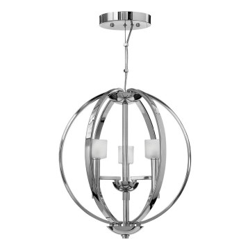 Quintiesse - LED chandelier suspended on cable MONDO 3xG9/3W/230V Ø 45.7 cm polished chrome