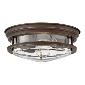 Quintiesse - Outdoor ceiling fixture HADRIAN 2xE27/40W/230V Ø 27.8 cm IP44 bronze